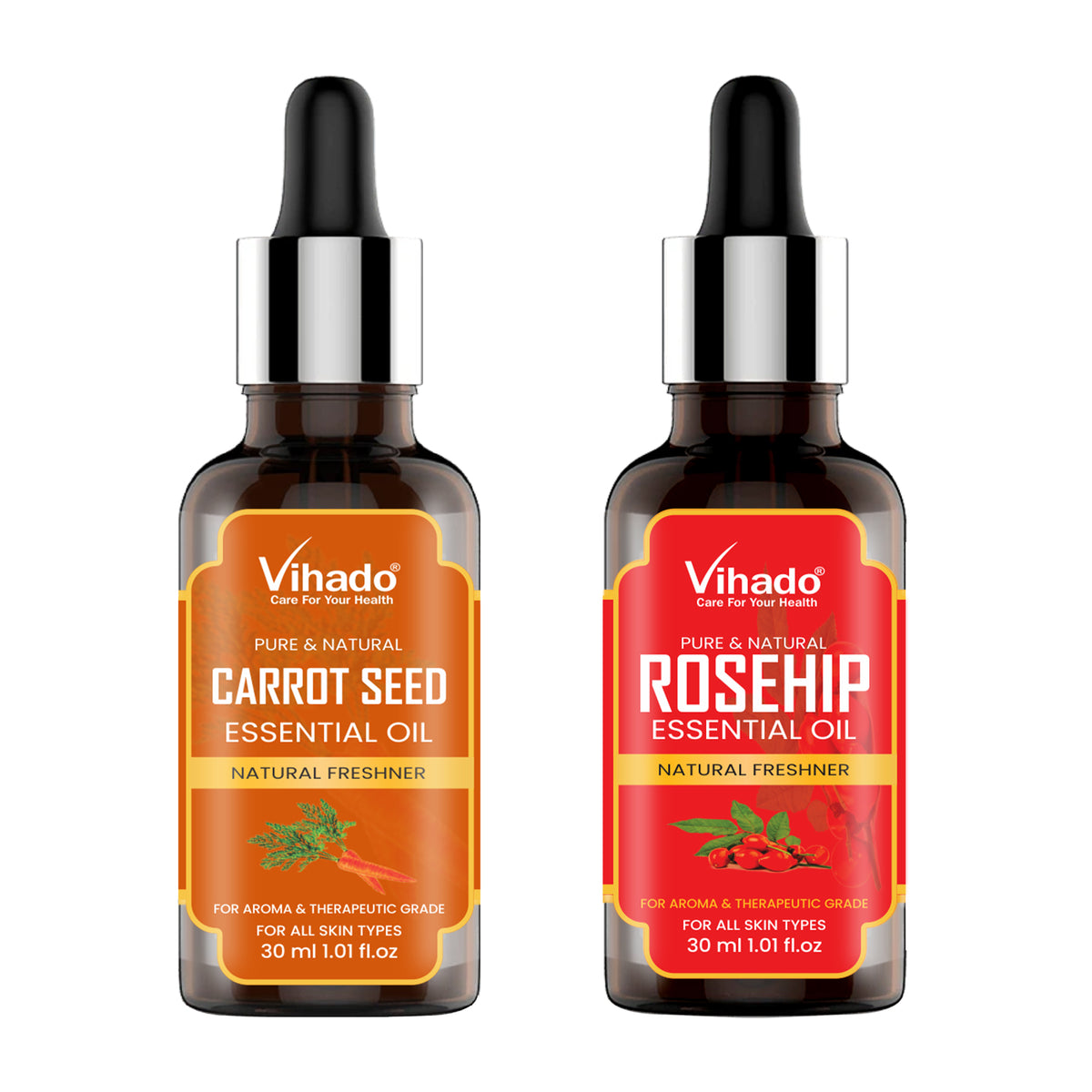 Vihado Carrot and Rosehip Cold Pressed Oil