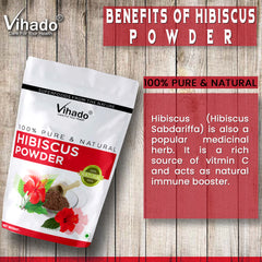 Vihado Hibiscus Powder For Hair and Skin Care (100G-1KG)