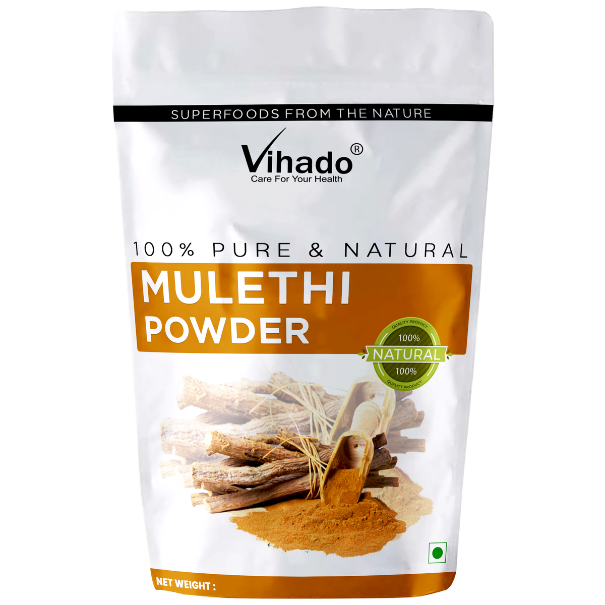 Vihado Mulethi Powder For Body, Face, Hair and Skin Whitening (100G-1KG)