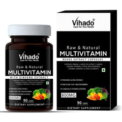 Vihado Multivitamin Capsules With Zinc, Vitamin C, D3, Enhance Stamina & Immunity (90 Capsules)