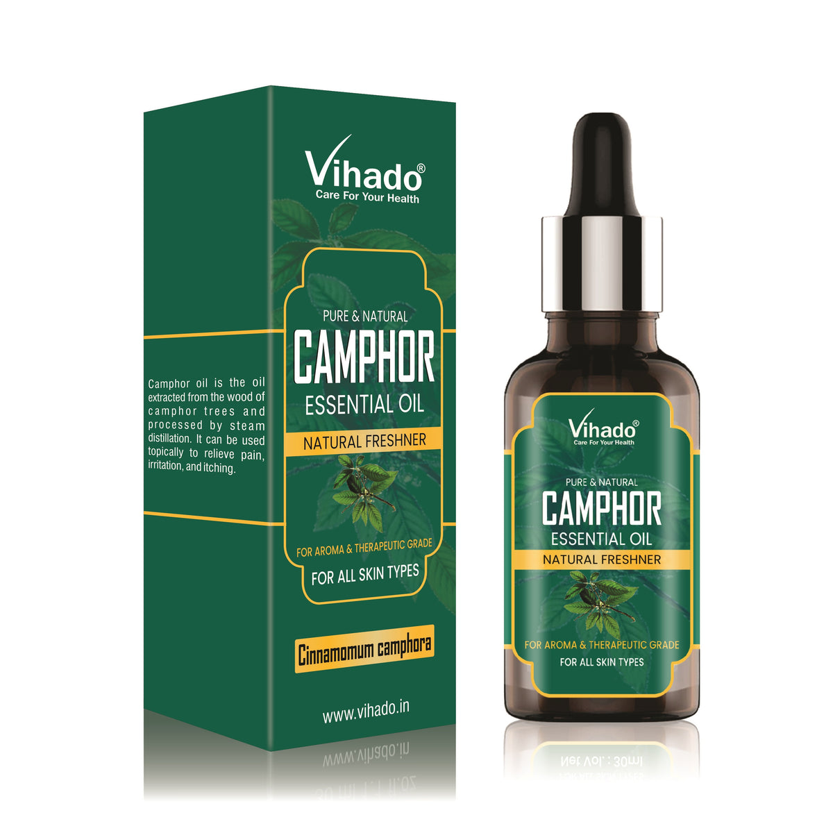 Vihado Camphor Essential Oil (10ml-30ml)