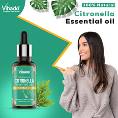 Vihado Citronella Essential Oil (10ml-30ml)