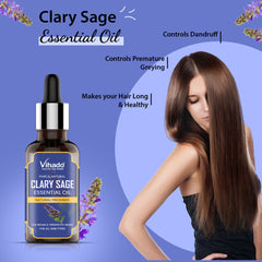 Vihado Clary Sage Essential Oil (10ml-30ml)