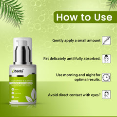 Vihado Cucumber and Lemon Under Eye Serum (30ml)