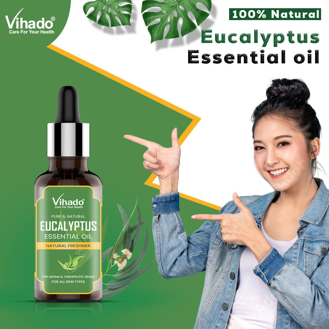 Vihado Eucalyptus Essential Oil (10ml-30ml)