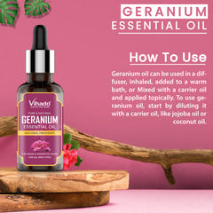 Vihado Geranium Essential Oil (10ml-30ml)