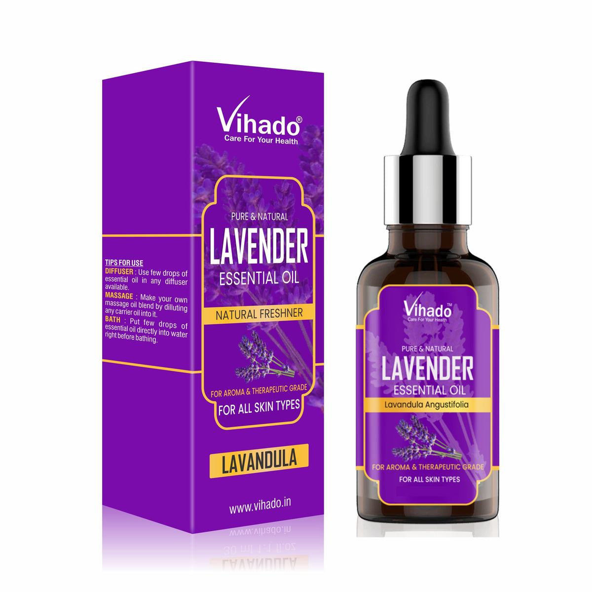 Vihado Lavender Essential Oil (10ml-30ml)