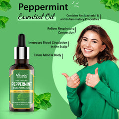 Vihado Peppermint Essential Oil (10ml-30ml)