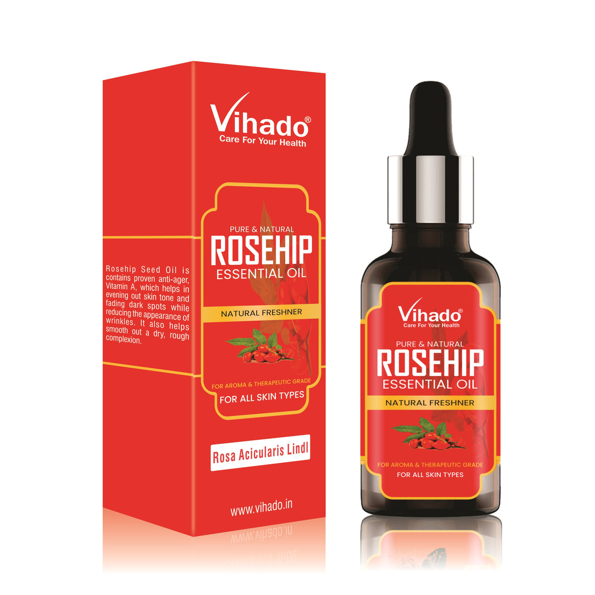 Vihado Rosehip Essential Oil (10ml-30ml)