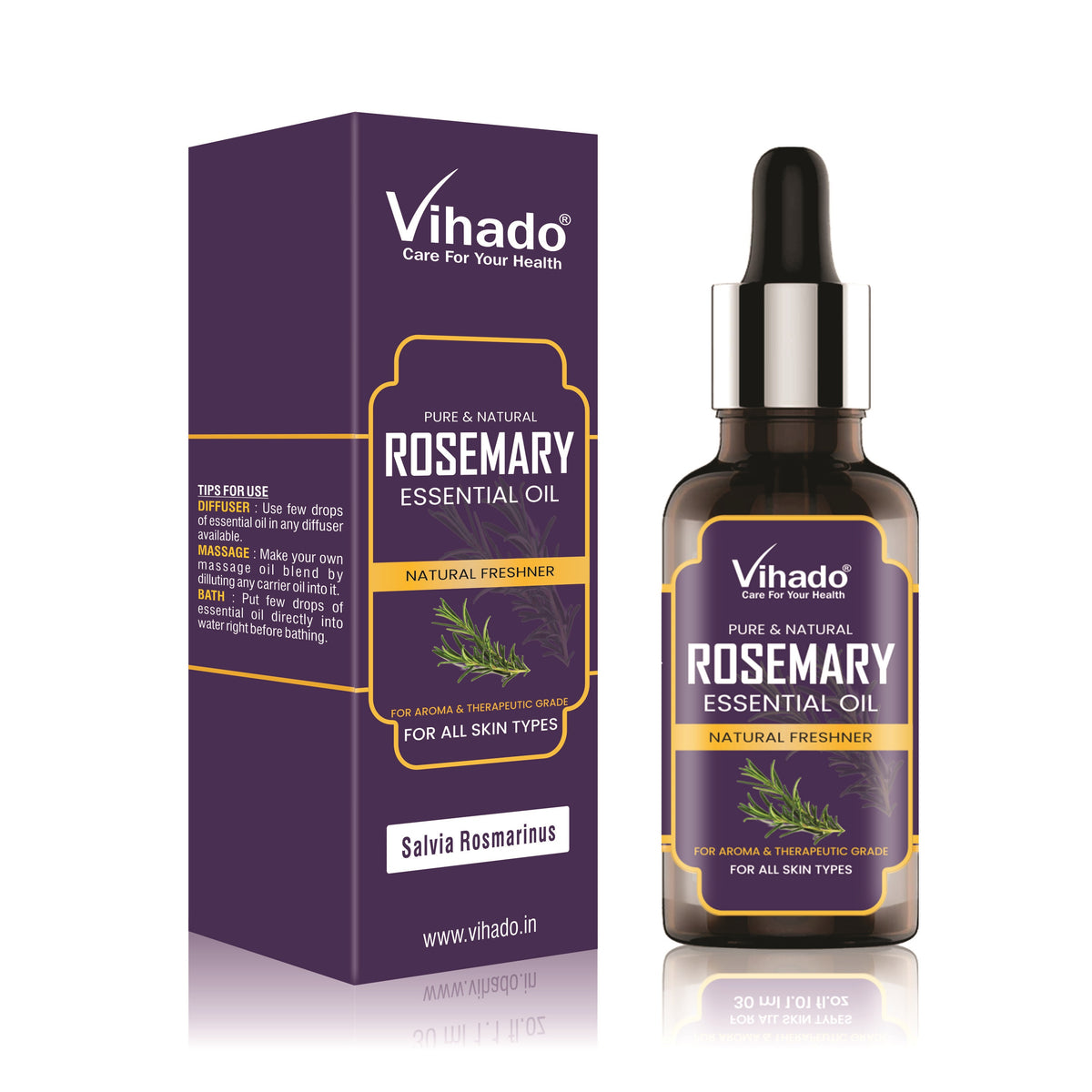 Vihado Rosemary Essential Oil (10ml-30ml)