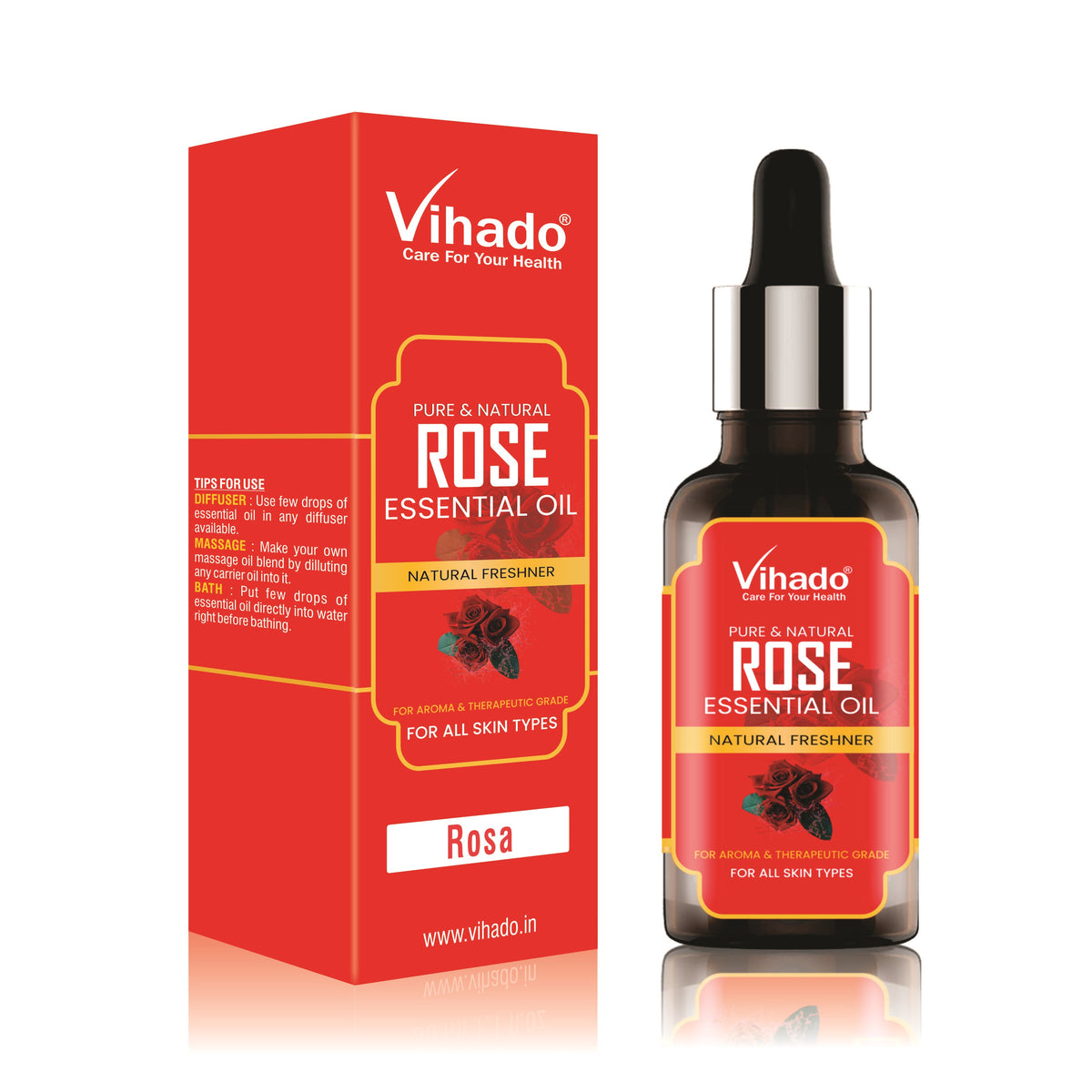 Vihado Rose Essential Oil (10ml-30ml)