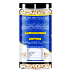 Vihado White Quinoa for Weight Management, Rich in Iron and Fibre Plastic Bottle (200G-500G)