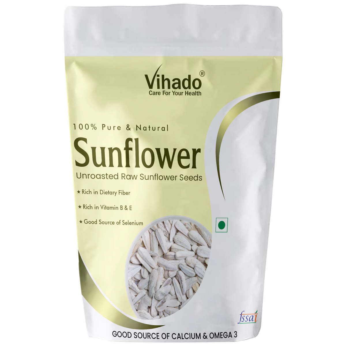 Vihado Raw Sunflower Seeds High In Protein and Fibre (100G-1KG)