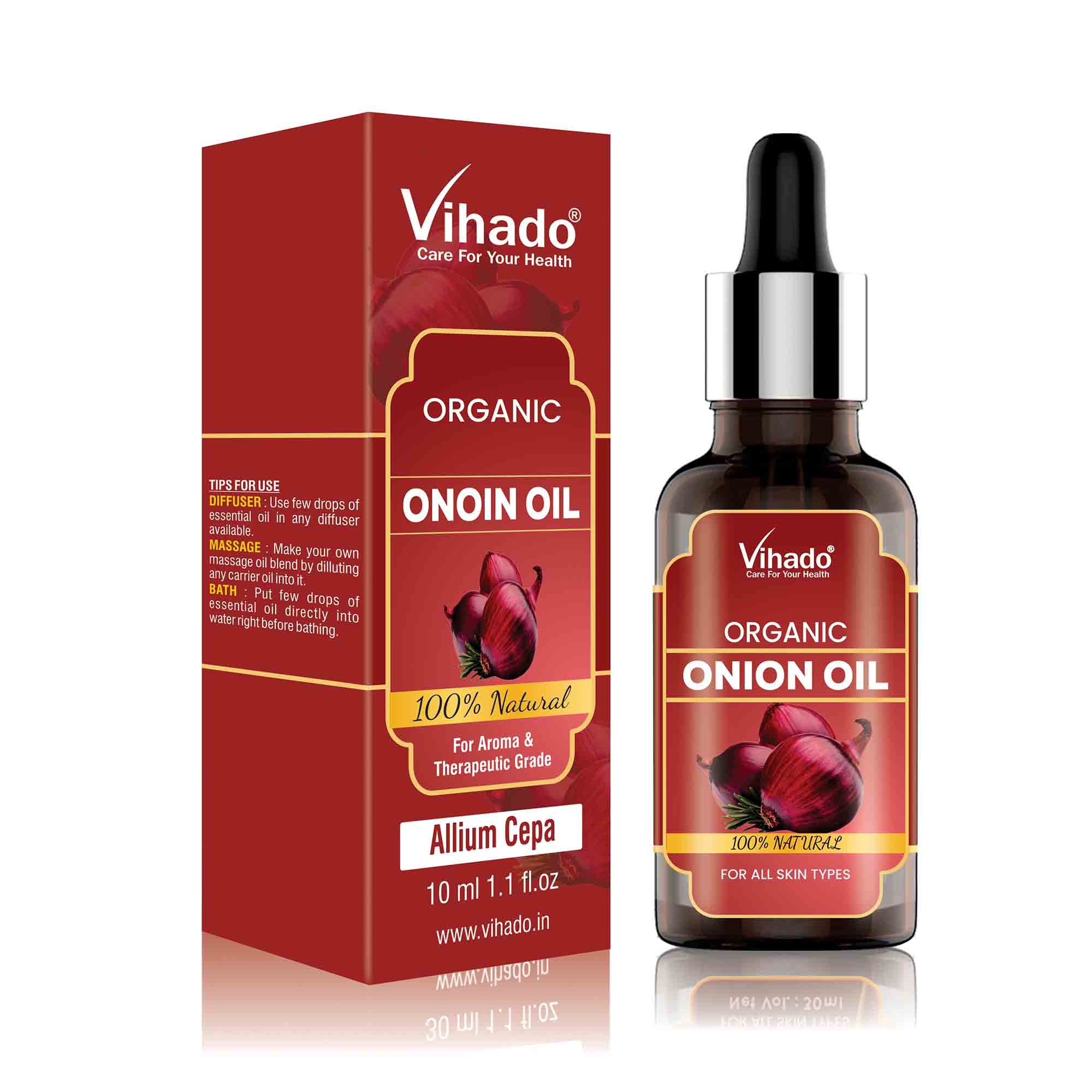 Vihado Onion Oil for Hair Growth oil and Anti Hair Fall (10ML-30ML)