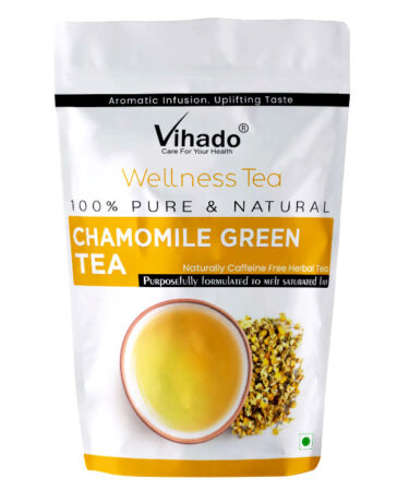 chamomile flower green tea